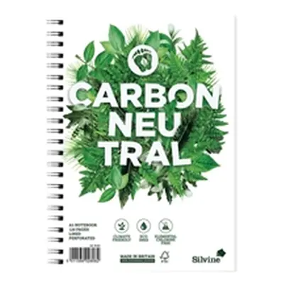 Silvine Notebook Carbon-neutral Perforated Twin Wire Punched 2 - R303