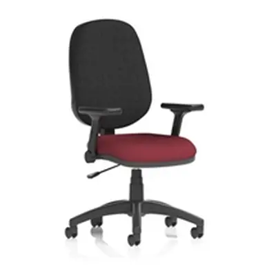 Eclipse Plus I Operator Chair Ginseng Chilli Adjustable Folding Arms