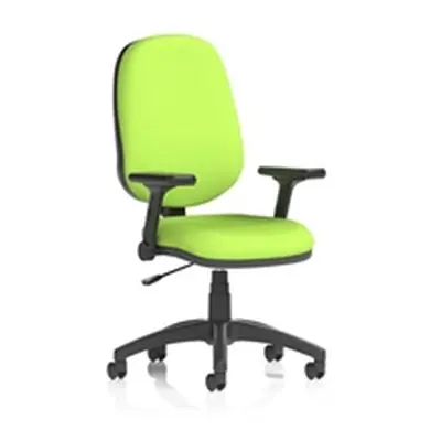 Eclipse Plus I Operator Chair Myrrh Green Adjustable Folding Arms