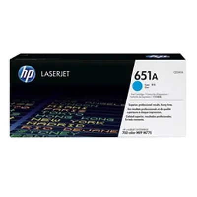 HP 651A Cyan Original LaserJet Toner Cartridge (CE341A)