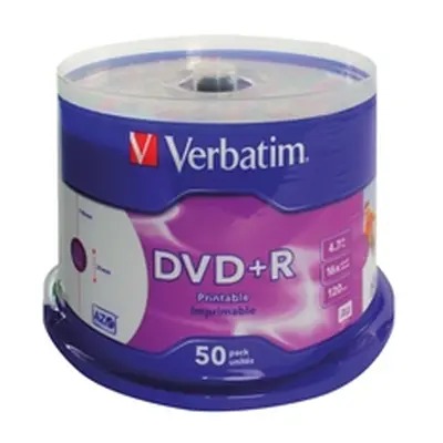 Verbatim DVD+R 16X 4.7GB Spindle (50 Pack)