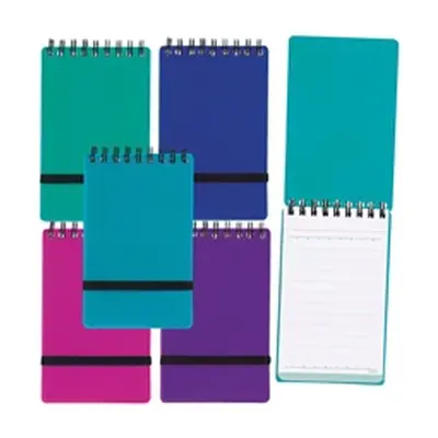 Snopake Noteguard Notepad 76 x 127mm Assorted (Pack of 5) 14324