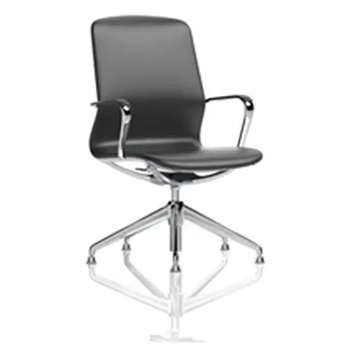 Lucia Executive Chair Chrome Frame With Chrome Glides