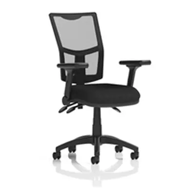 Eclipse Plus III Mesh Back With Black Seat Adjustable Folding Arms