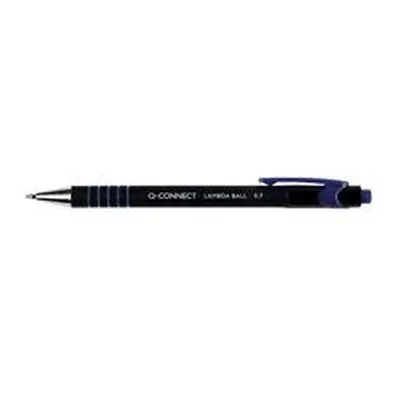 Q-Connect Lamda Ballpoint Pen Medium Blue (12 Pack) KF00673