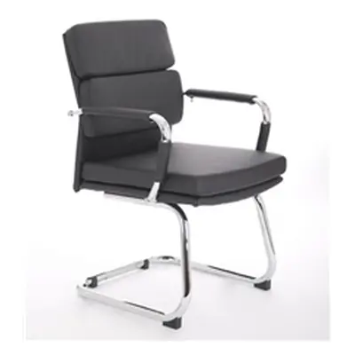 Advocate Visitor Chair Visitor Chair Black Bonded Leather - BR000206