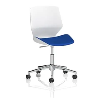 Florence 5 Star Base Bespoke Stevia Blue Fabric Task Operator Chair