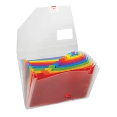 Snopake Rainbow Expanding Organiser A4