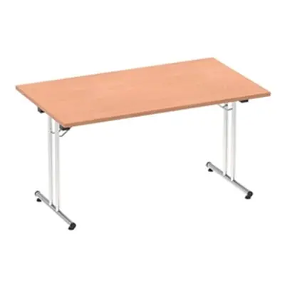 Impulse 1400mm Folding Rectangular Table Beech Top