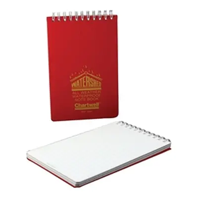 Exacompta Ruled Watershed Waterproof Book 101x156mm Red 2291