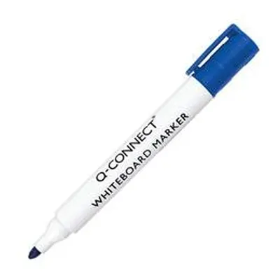 Q-Connect Drywipe Marker Pen Blue (10 Pack) KF26036