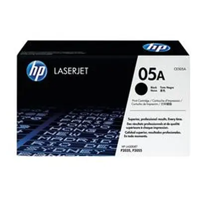 HP 05A Black Original LaserJet Toner Cartridge (CE505A)