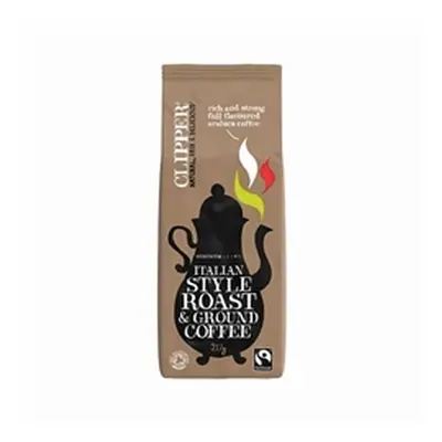 Clipper Fairtrade Italian Style Coffee Roast and Ground Organic 227g