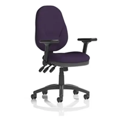 Eclipse Plus XL Operator Chair Tansy Purple Adjustable Folding Arms