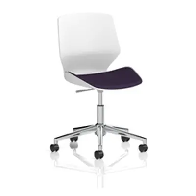 Florence 5 Star Base Bespoke Tansy Purple Fabric Task Operator Chair