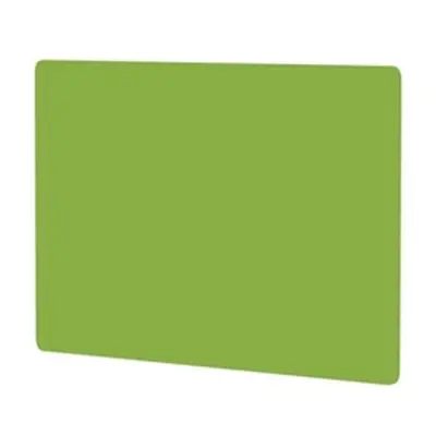 Air Screen for Back-to-Back Desk 1200x800mm Bespoke Myrrh Green Fabric