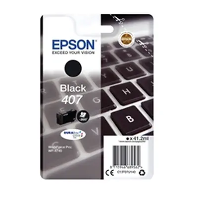 Epson 407 Ink Cartridge DURABrite Ultra WF-4745 Series Keyboard Black