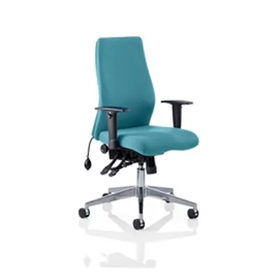 Onyx Posture Chair Kingfisher Colour Without Headrest With