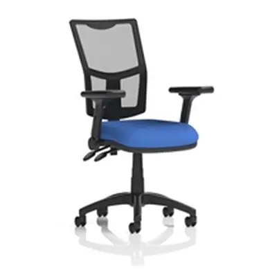 Eclipse Plus II Operator Chair Mesh Back Blue Seat Adjustable Arms