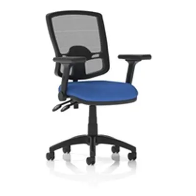 Eclipse Plus II Operator Chair Mesh Back Blue Seat Adjustable Arms