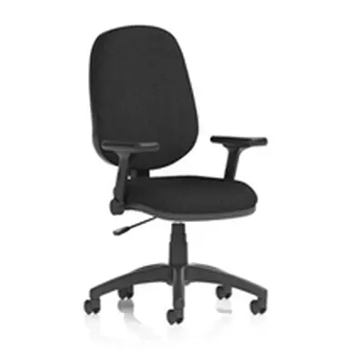 Eclipse Plus I Operator Chair Black Adjustable Folding Arms