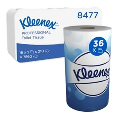 Kleenex Toilet Tissue Roll Small White (Pack of 36) 8477