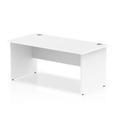 Impulse Panel End 1600 Rectangle Desk White - I000395