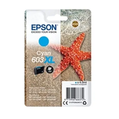 Epson 603XL Ink Cartridge High Yield Starfish Cyan C13T03A24010