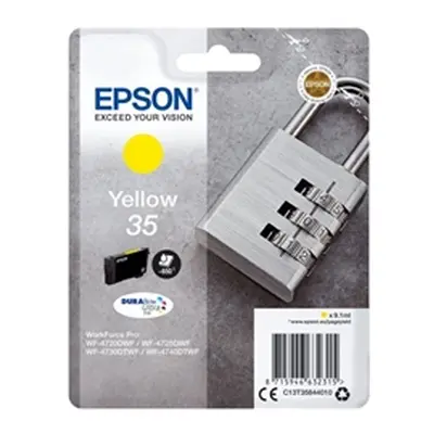 Epson 35 Ink Cartridge DURABrite Ultra Padlock Yellow C13T35844010