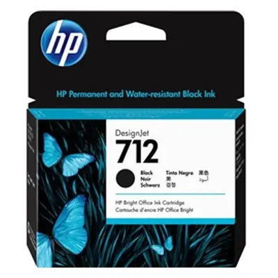 HP 712 80ml Black Ink Cartridge 3ED71A