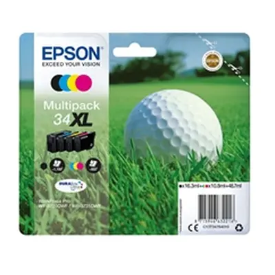 Epson 34XL Ink Cartridge Ultra High Yield Multipack Golf Ball CMYK