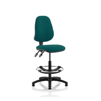 Eclipse Plus II Lever Task Operator Chair Kingsfisher Draughtsman Kit