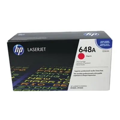 HP 648A Magenta Original LaserJet Toner Cartridge (CE263A)