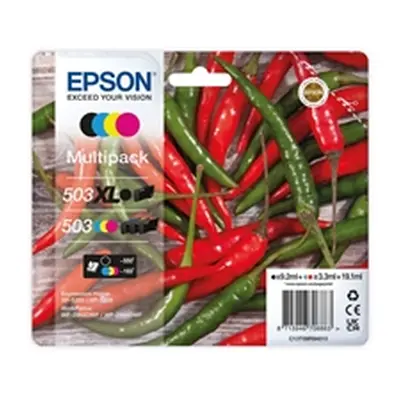 Epson 503XL/503 Ink Cartridge Multipack Chilli XL Black /Standard CMY