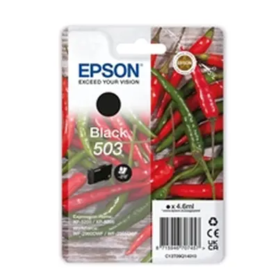 Epson 503 Ink Cartridge Chilli Black C13T09Q14010