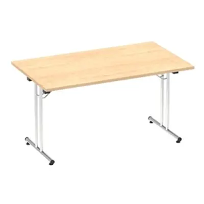 Impulse 1400mm Folding Rectangular Table Maple Top