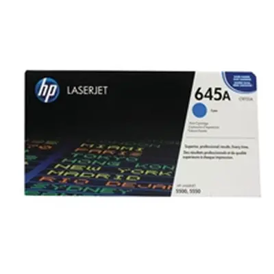 HP 645A Cyan Original LaserJet Toner Cartridge (C9731A)