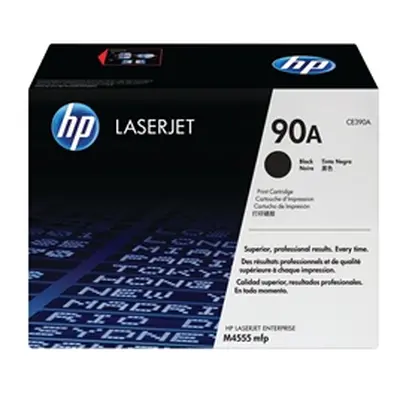 HP 90A Black Original LaserJet Toner Cartridge (CE390A)