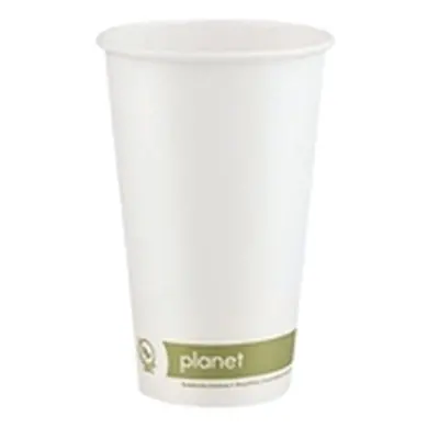 Planet 16oz Single Wall Plastic-Free Hot Cup (Pack of 50) PFHCSW16