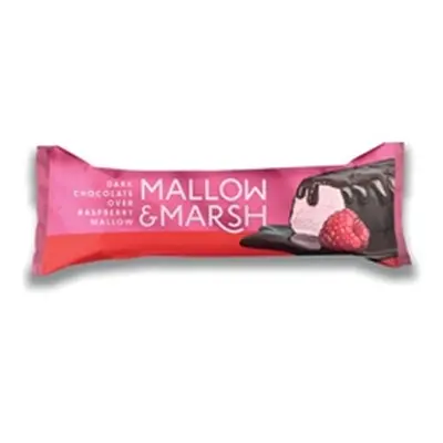 Mallow Marsh Raspberry Marshmallow In Dark Chocolate Bar (Pack of 12)