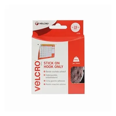 Velcro Stick On Coins Hook Only 19mm White (Pack of 125) VEL-EC60233