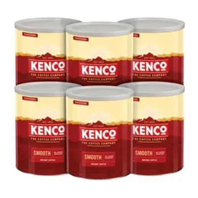 Kenco Smooth Instant Coffee Case Deal 750g (Pack of 6) 4032075