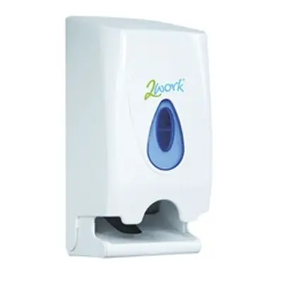 2Work Twin Toilet Roll Dispenser KMON503