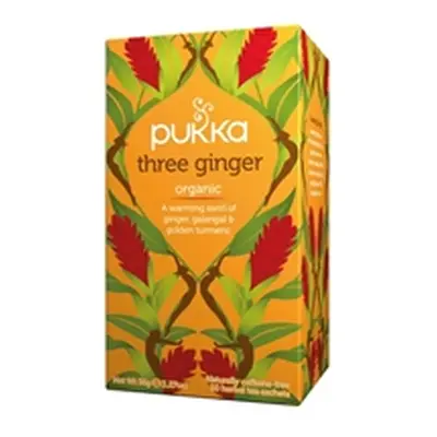 Pukka Three Ginger Tea Bags Organic (Pack of 20) 05065000523428