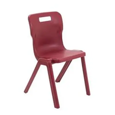 Titan One Piece Chair Size 6 - 460mm Seat Height - Burgundy - T6-BU