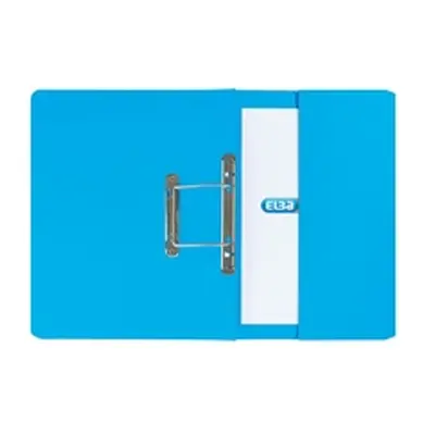 Elba Spring Pocket File Mediumweight Foolscap Blue (Pack of 25)