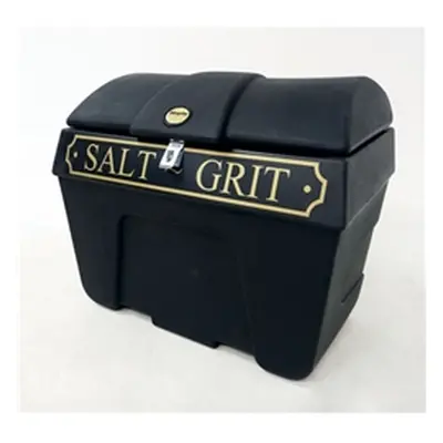 Victoriana Salt and Grit Bin with Hasp and Stapl 200L Black