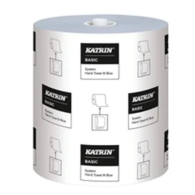 Katrin Basic System Towel M 1-Ply Blue (6 Pack) 460218