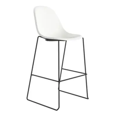 Lizzie High Stool : White