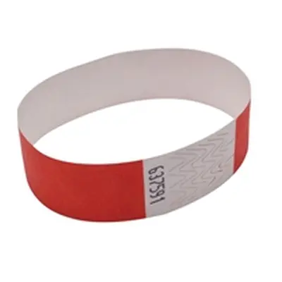 Announce Wrist Bands 19mm Warm Red (1000 Pack) AA01839